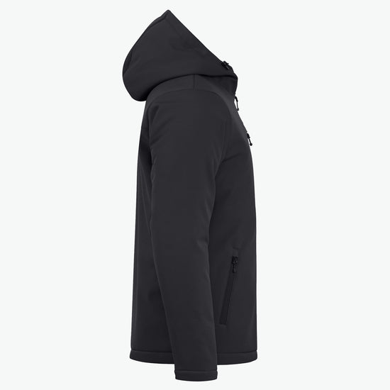 Clique Padded Hoody Softshell Jacket - Zwart Softshell Jas Clique