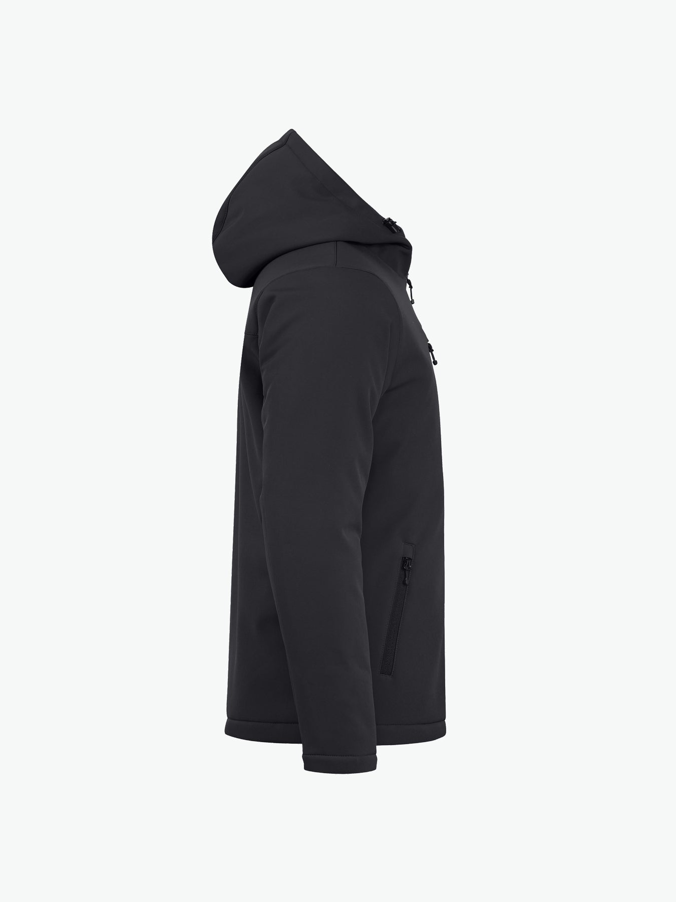 Clique Padded Hoody Softshell Jacket - Zwart Softshell Jas Clique