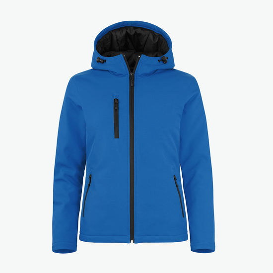 Clique Padded Hoody Softshell Jacket Women - Kobalt Softshell Jas Clique XS