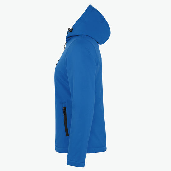 Clique Padded Hoody Softshell Jacket Women - Kobalt Softshell Jas Clique