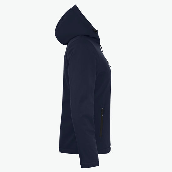 Clique Padded Hoody Softshell Jacket Women - Dark Navy Softshell Jas Clique