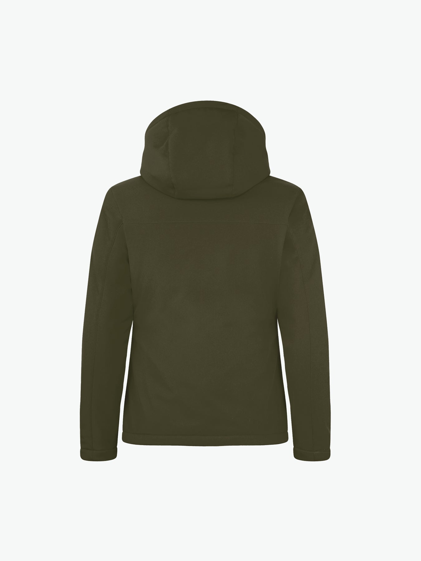 Clique Padded Hoody Softshell Jacket Women - Mistgroen Softshell Jas Clique