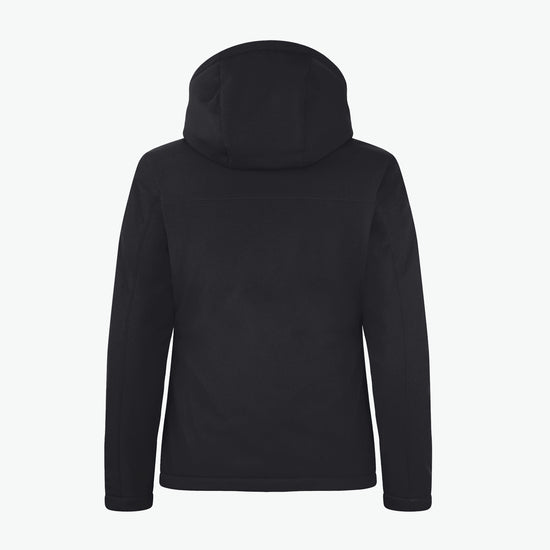 Clique Padded Hoody Softshell Jacket Women - Zwart Softshell Jas Clique