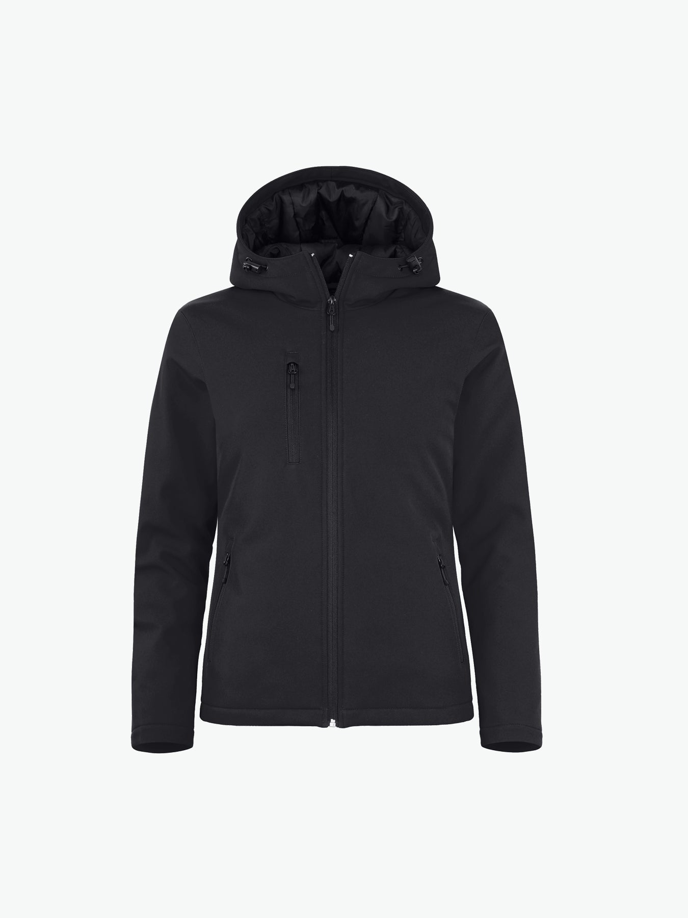 Clique Padded Hoody Softshell Jacket Women - Zwart Softshell Jas Clique XS