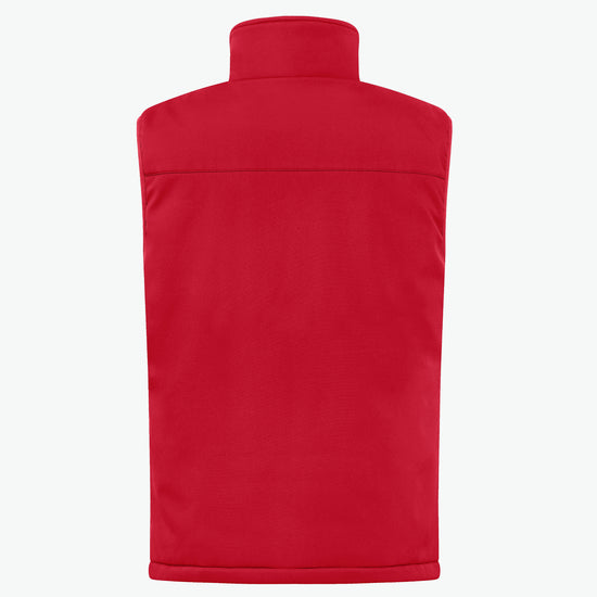 Clique Padded Softshell Vest - Rood Softshell Jas Clique