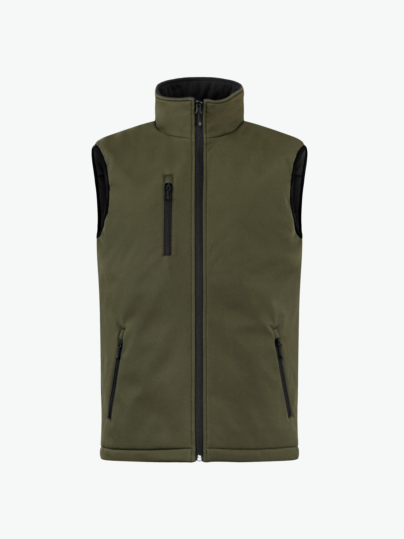 Clique Padded Softshell Vest - Mistgroen Softshell Jas Clique XS
