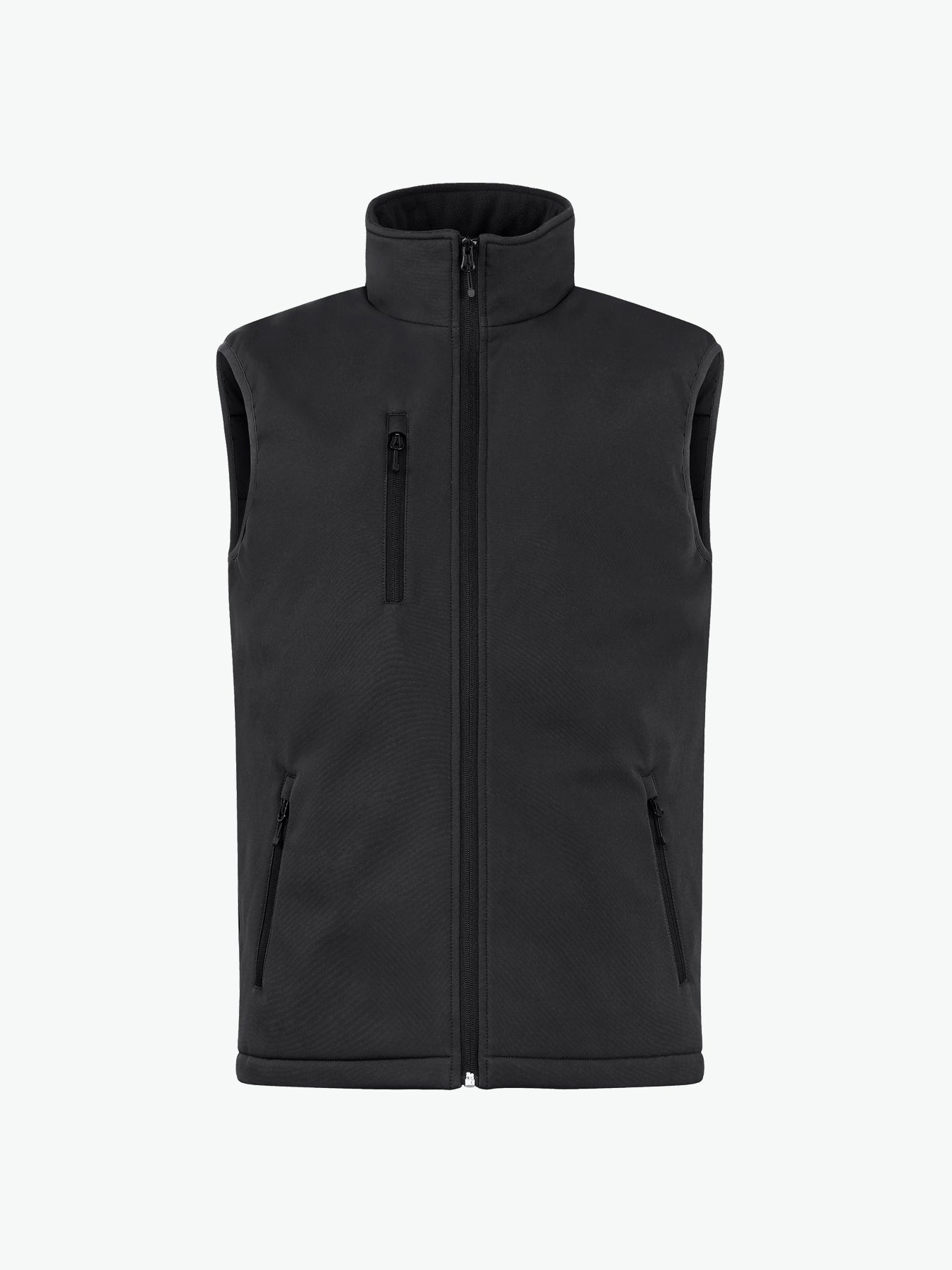Clique Padded Softshell Vest - Zwart Softshell Jas Clique XS