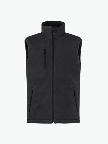 Clique Padded Softshell Vest - Zwart Softshell Jas Clique XS