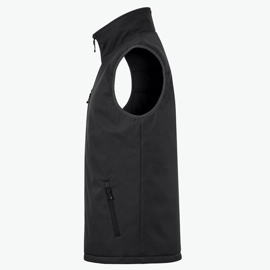 Clique Padded Softshell Vest - Zwart Softshell Jas Clique