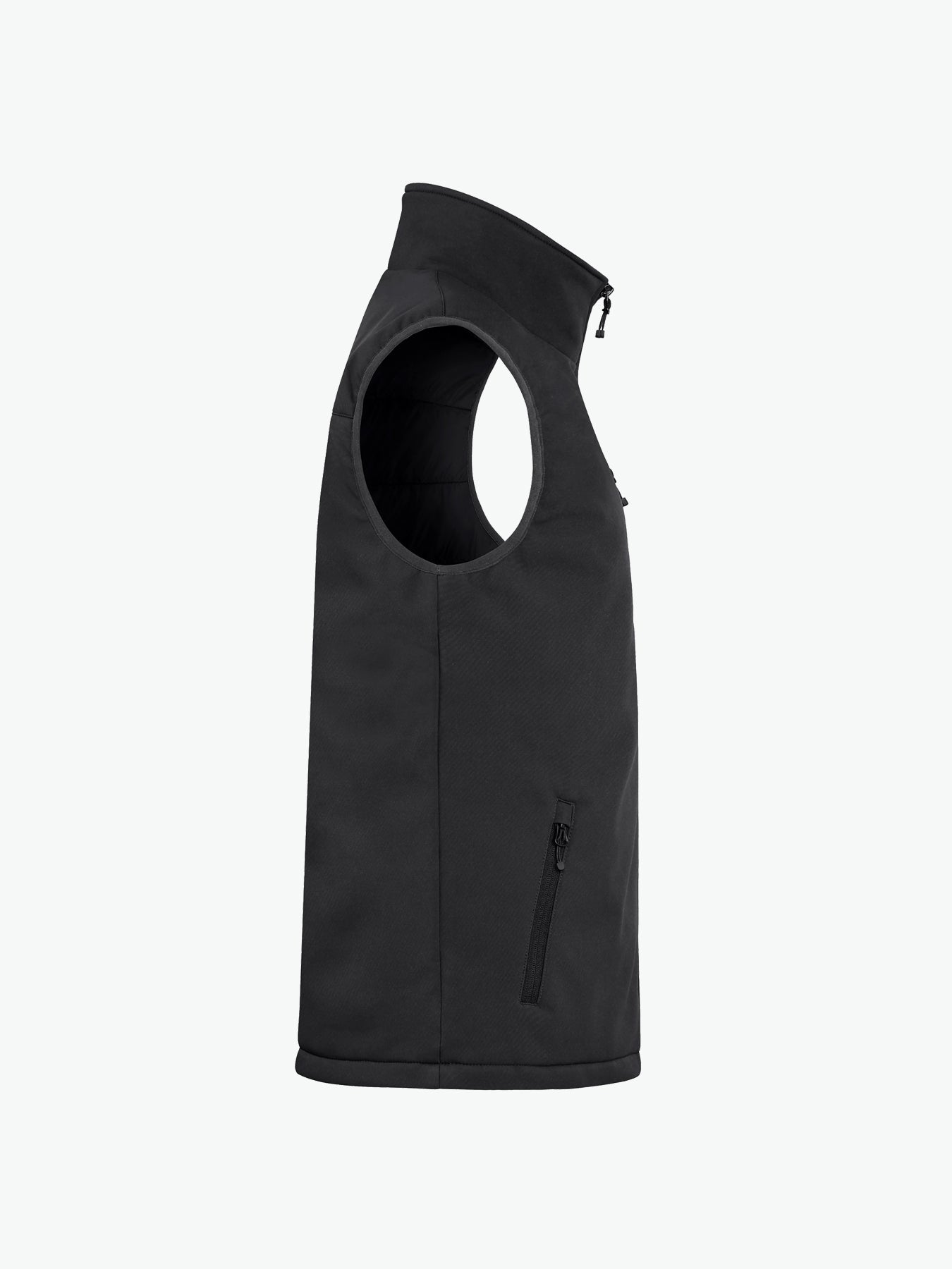 Clique Padded Softshell Vest - Zwart Softshell Jas Clique