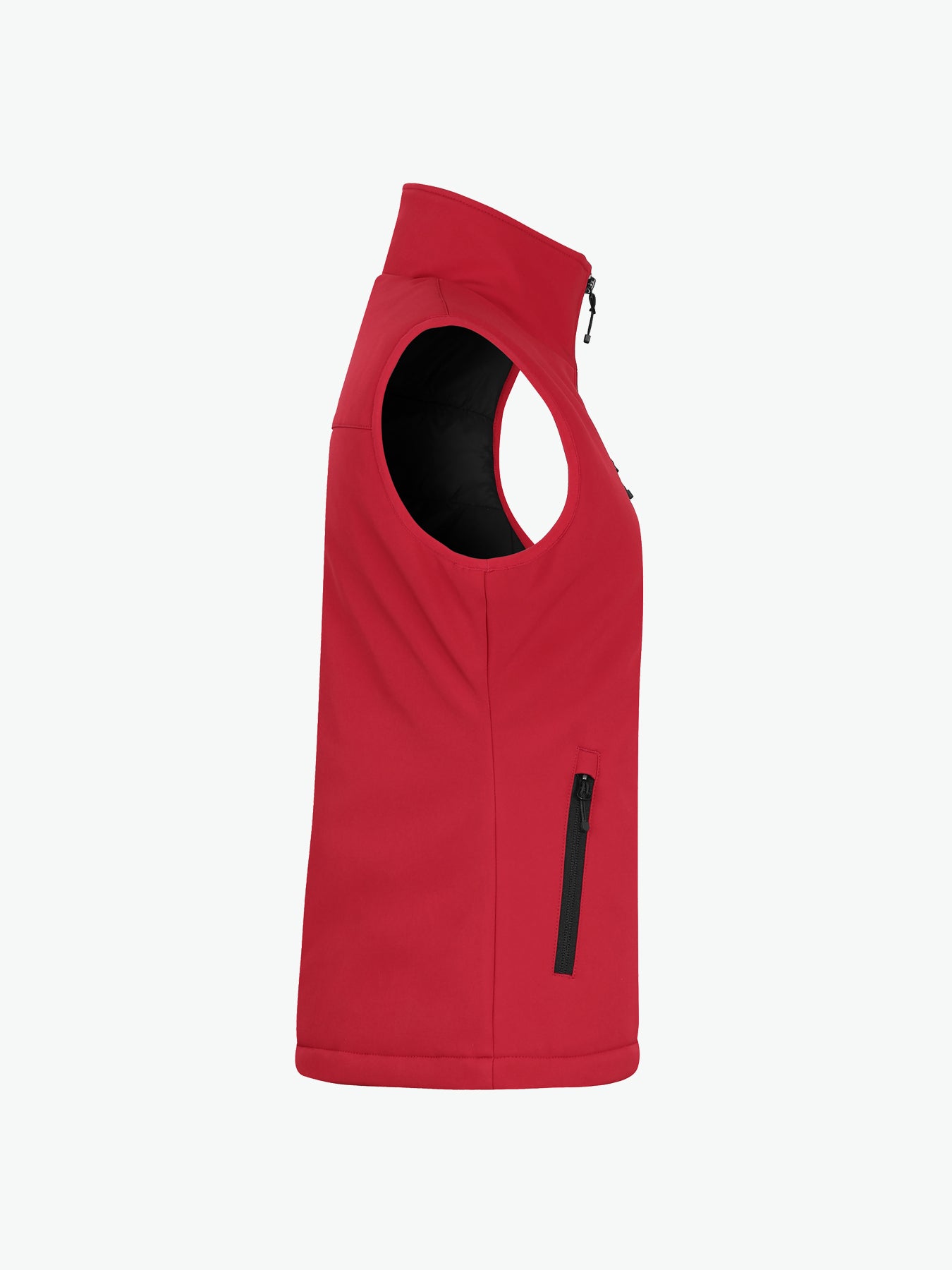 Clique Padded Softshell Vest Women - Rood Softshell Jas Clique