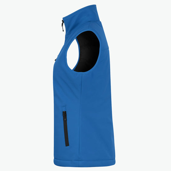 Clique Padded Softshell Vest Women - Kobalt Softshell Jas Clique
