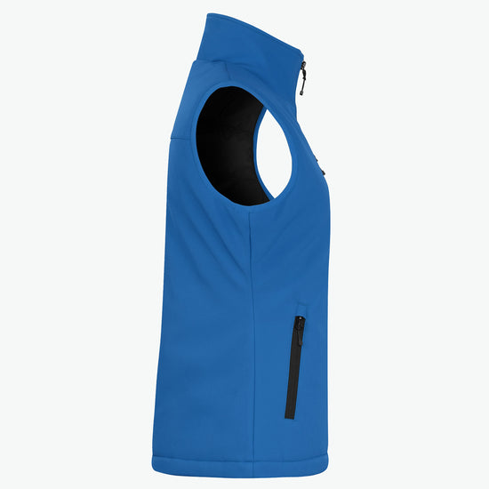 Clique Padded Softshell Vest Women - Kobalt Softshell Jas Clique