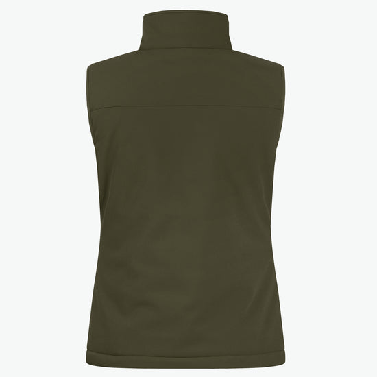 Clique Padded Softshell Vest Women - Mistgroen Softshell Jas Clique