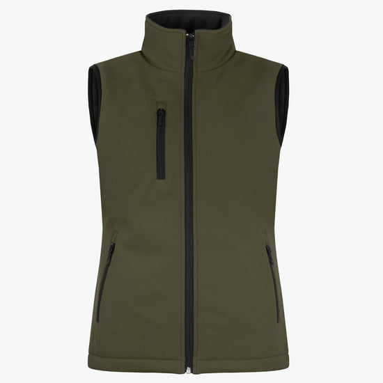 Clique Padded Softshell Vest Women - Mistgroen Softshell Jas Clique XS