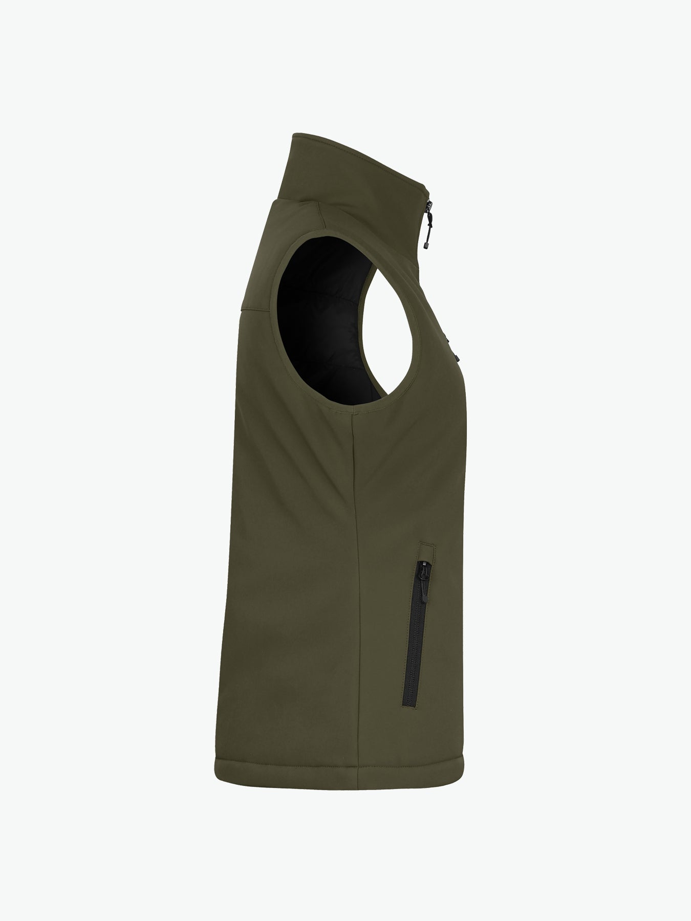 Clique Padded Softshell Vest Women - Mistgroen Softshell Jas Clique