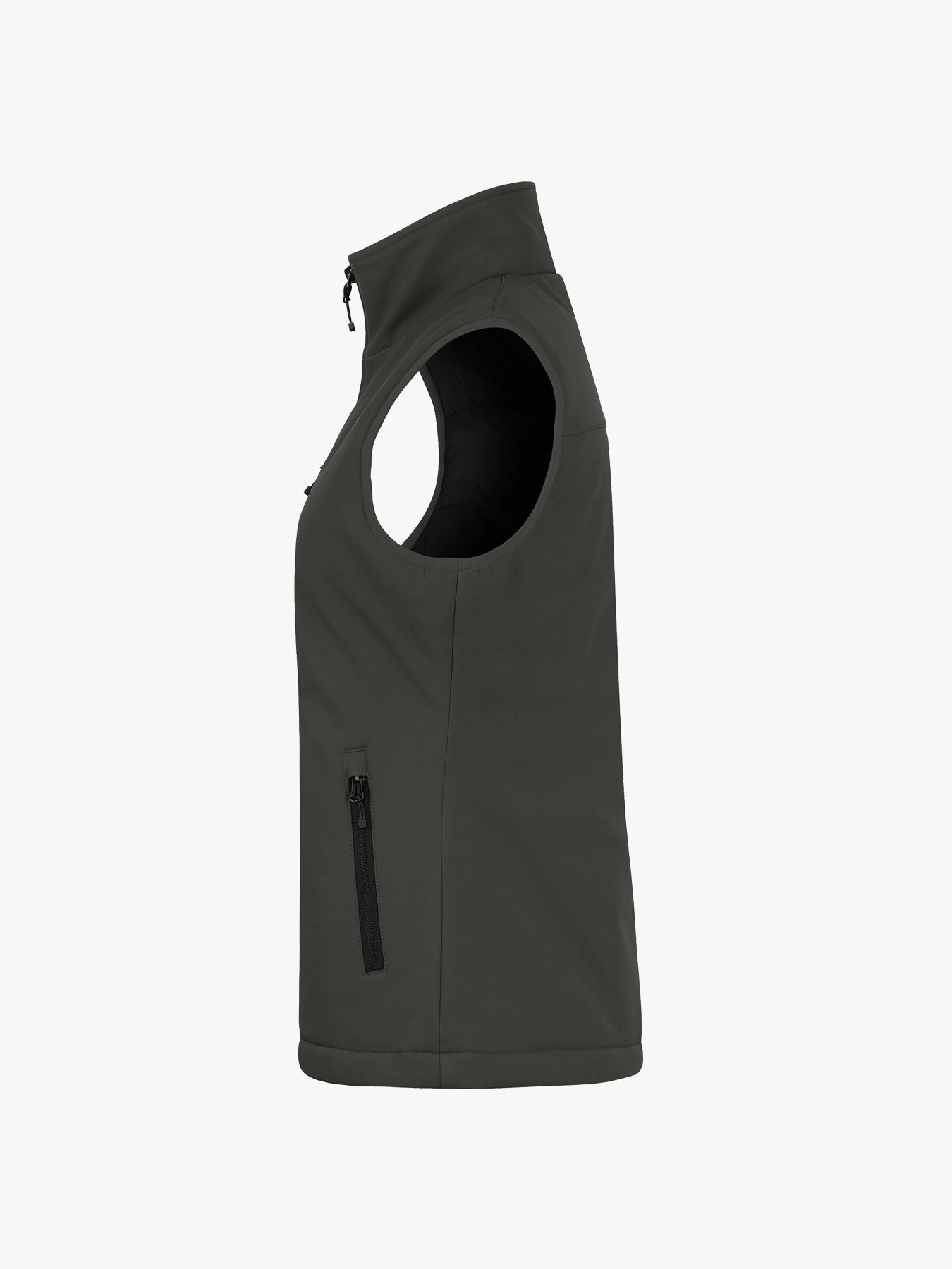 Clique Padded Softshell Vest Women - Donkergrijs Softshell Jas Clique