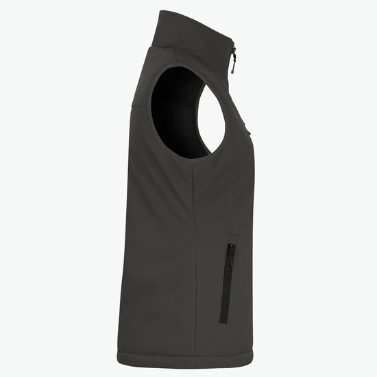 Clique Padded Softshell Vest Women - Donkergrijs Softshell Jas Clique