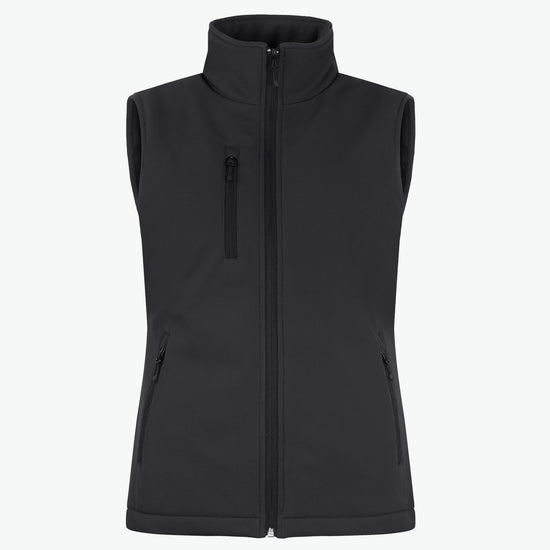 Clique Padded Softshell Vest Women - Zwart Softshell Jas Clique XS