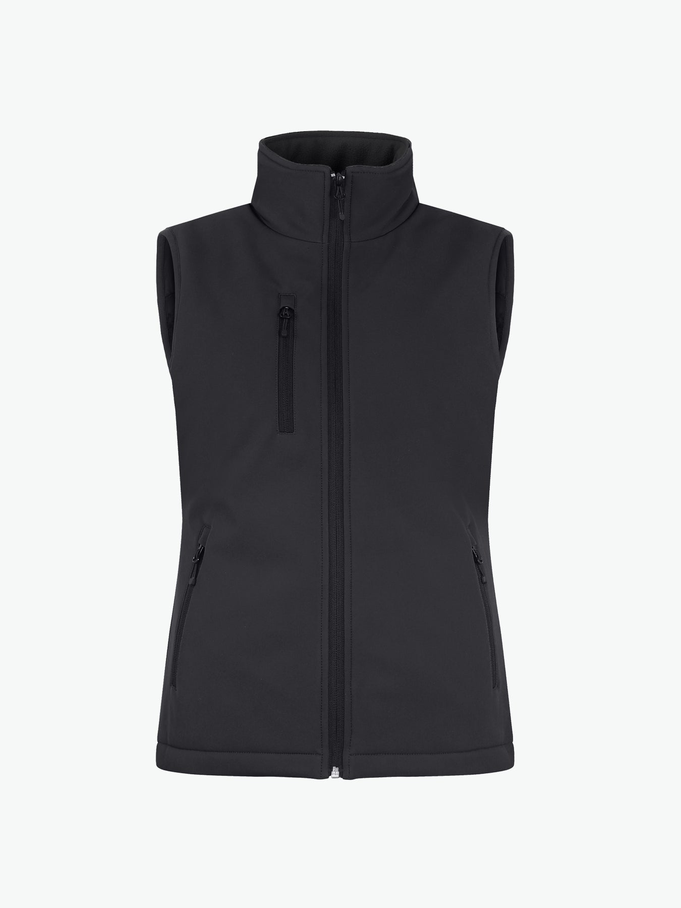 Clique Padded Softshell Vest Women - Zwart Softshell Jas Clique XS