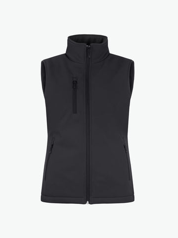 Clique Padded Softshell Vest Women - Zwart Softshell Jas Clique XS