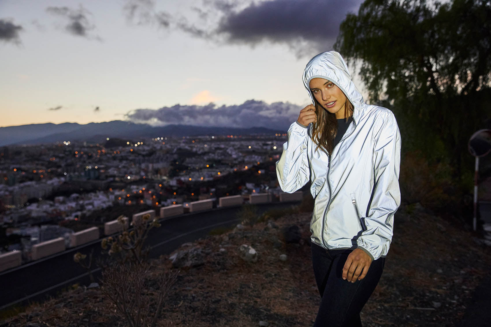 Clique Hardy Reflective Jacket - Reflective Windbreaker Clique