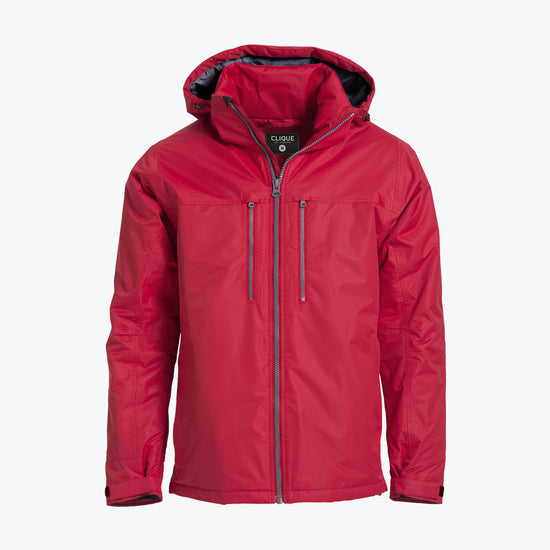 Clique Kingslake Jacket - Rood (Winter) Jas Clique XS