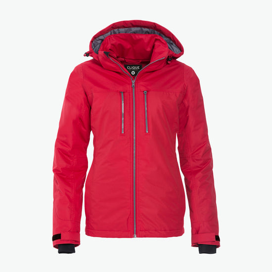 Clique Kingslake Jacket Women - Rood (Winter) Jas Clique XS