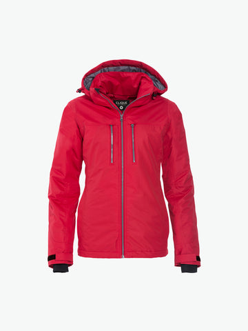 Clique Kingslake Jacket Women - Rood (Winter) Jas Clique XS
