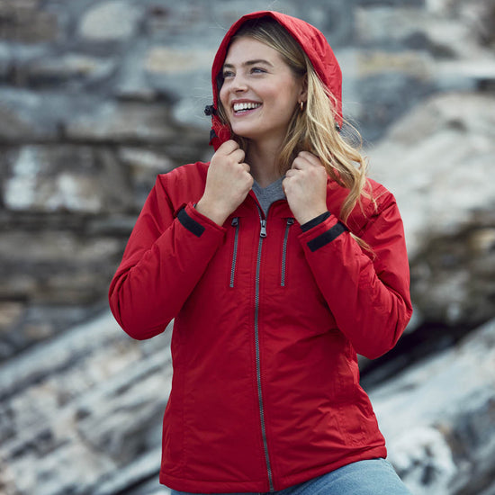 Clique Kingslake Jacket Women - Rood (Winter) Jas Clique