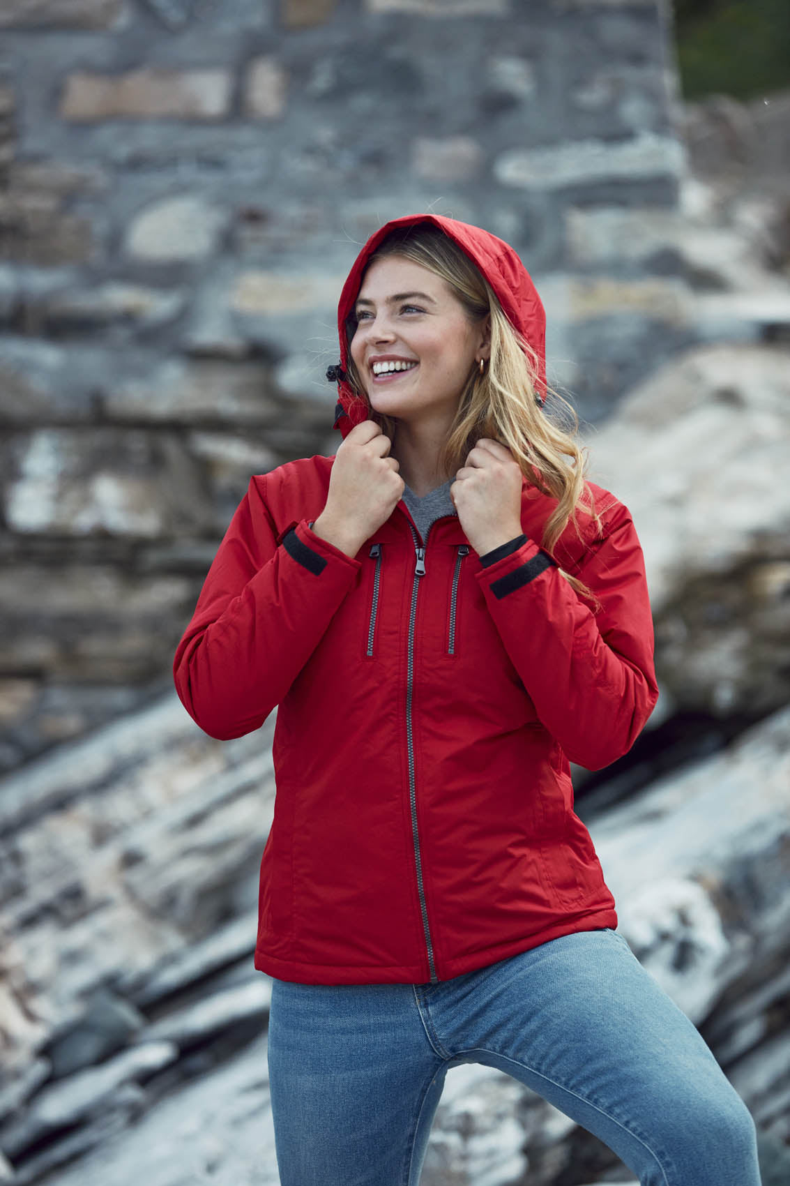 Clique Kingslake Jacket Women - Rood (Winter) Jas Clique