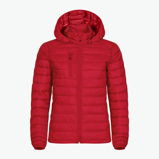 Clique Hudson Jacket Women - Rood (Winter) Jas Clique XS