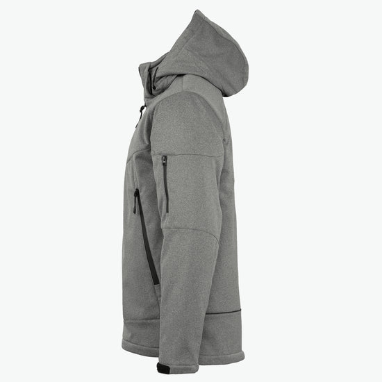 Clique Grayland Jacket - Antraciet Melange Softshell Jas Clique