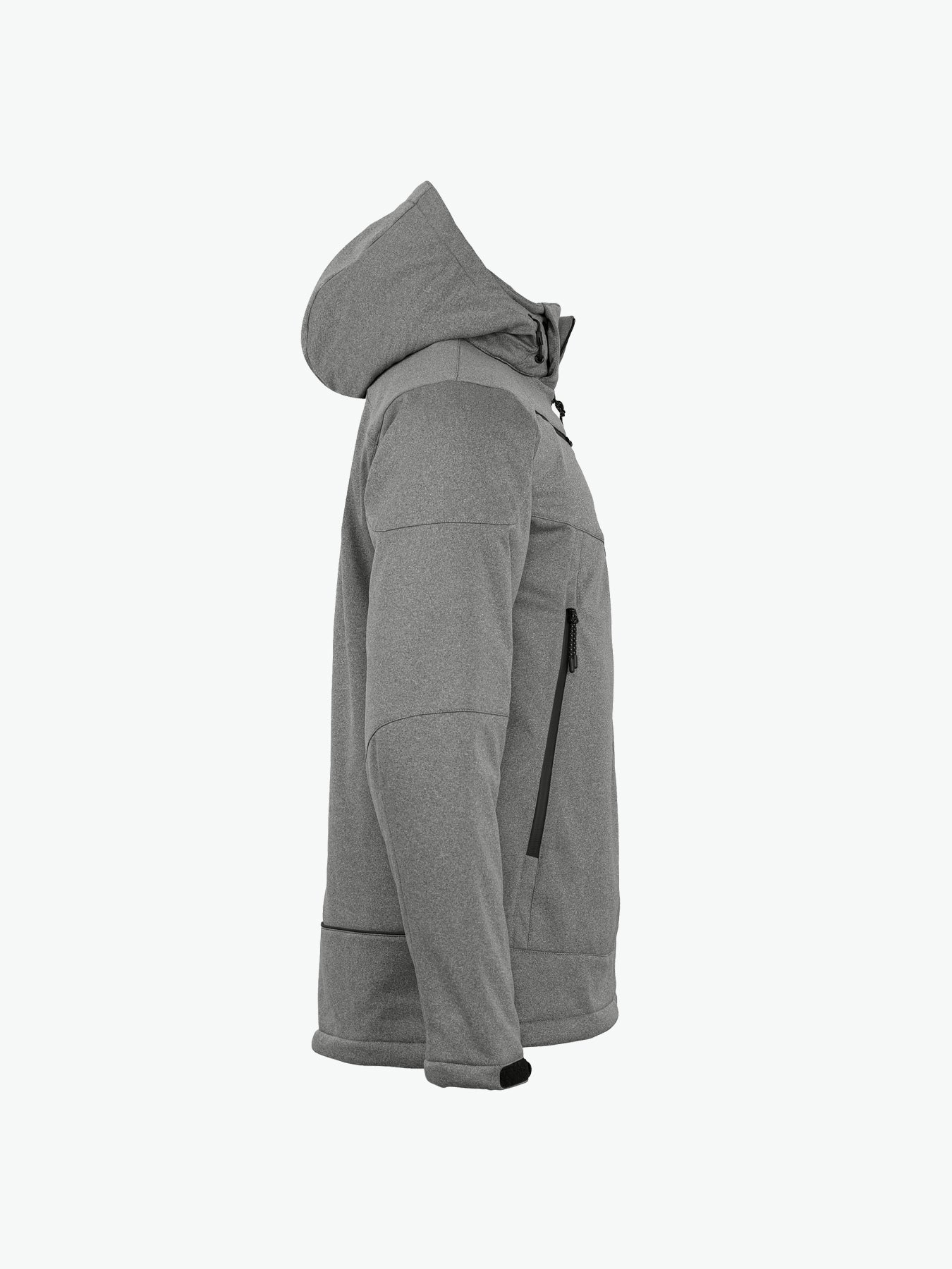 Clique Grayland Jacket - Antraciet Melange Softshell Jas Clique