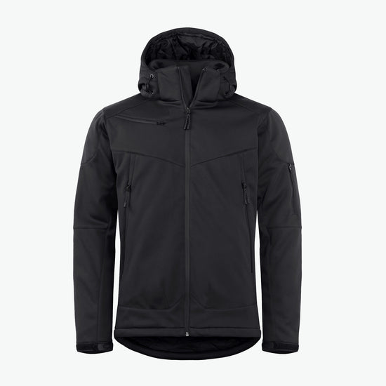 Clique Grayland Jacket - Zwart Softshell Jas Clique XS