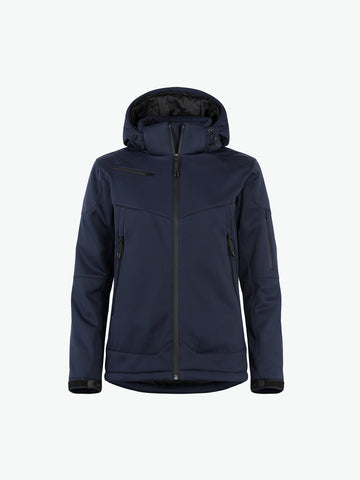 Clique Grayland Jacket Women - Dark Navy Softshell Jas Clique XS