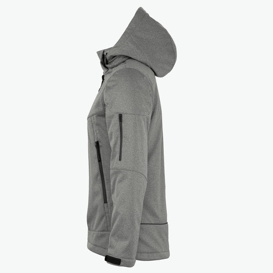 Clique Grayland Jacket Women - Antraciet Melange Softshell Jas Clique
