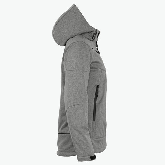 Clique Grayland Jacket Women - Antraciet Melange Softshell Jas Clique