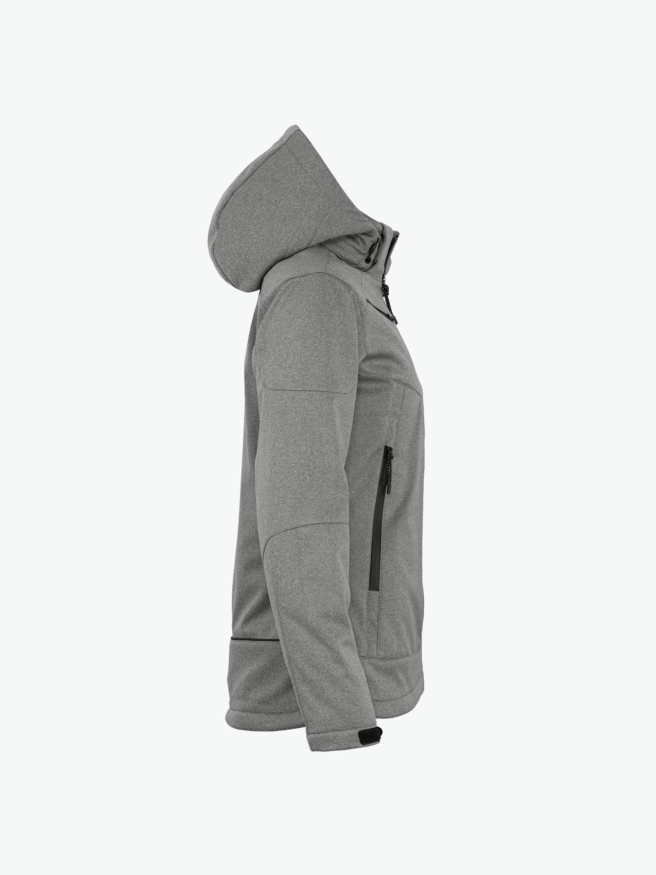 Clique Grayland Jacket Women - Antraciet Melange Softshell Jas Clique