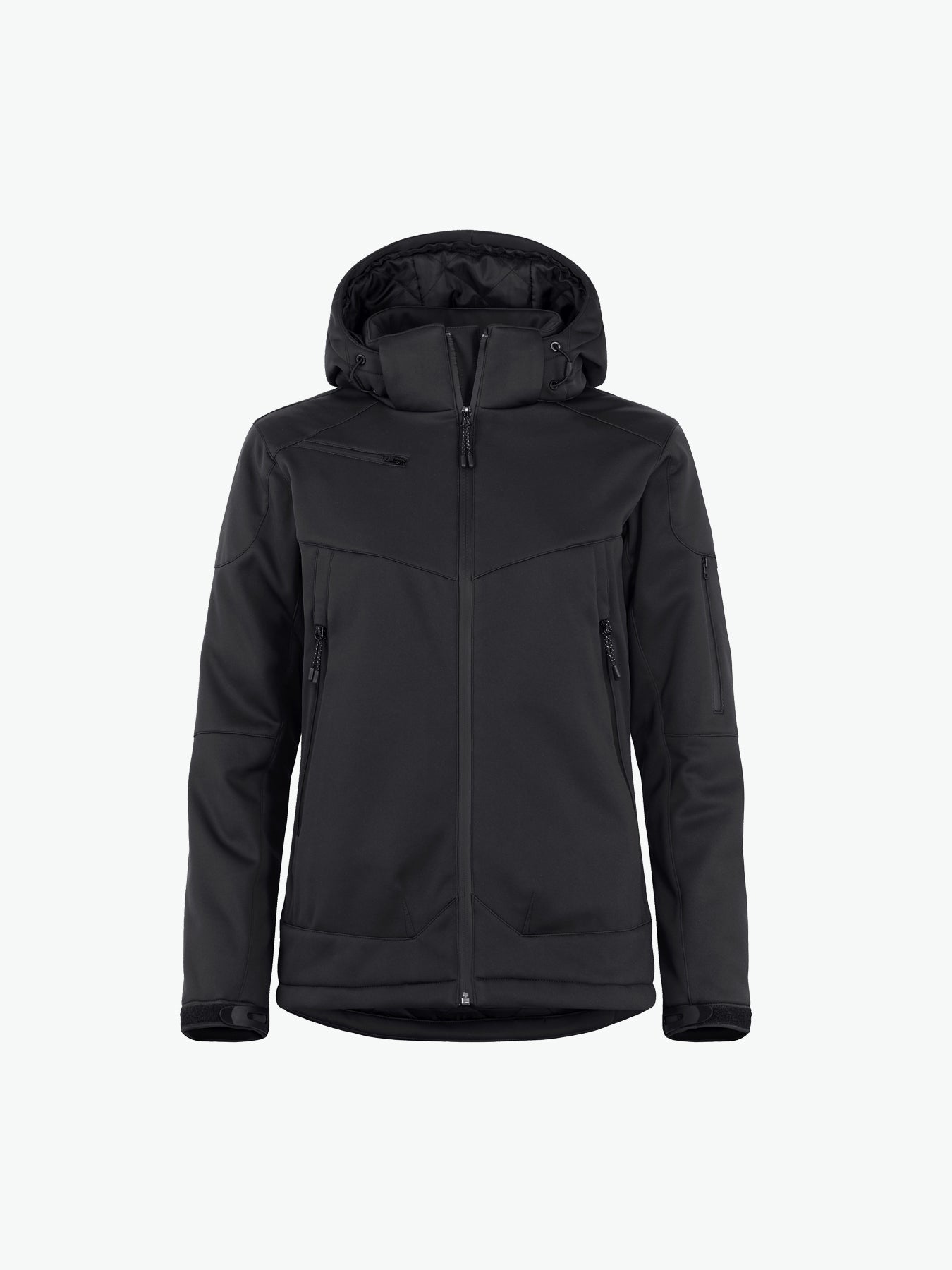 Clique Grayland Jacket Women - Zwart Softshell Jas Clique XS