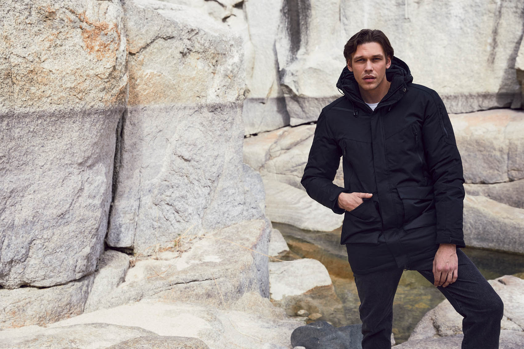 Clique Eskie Jacket - Zwart (Winter) Jas Clique