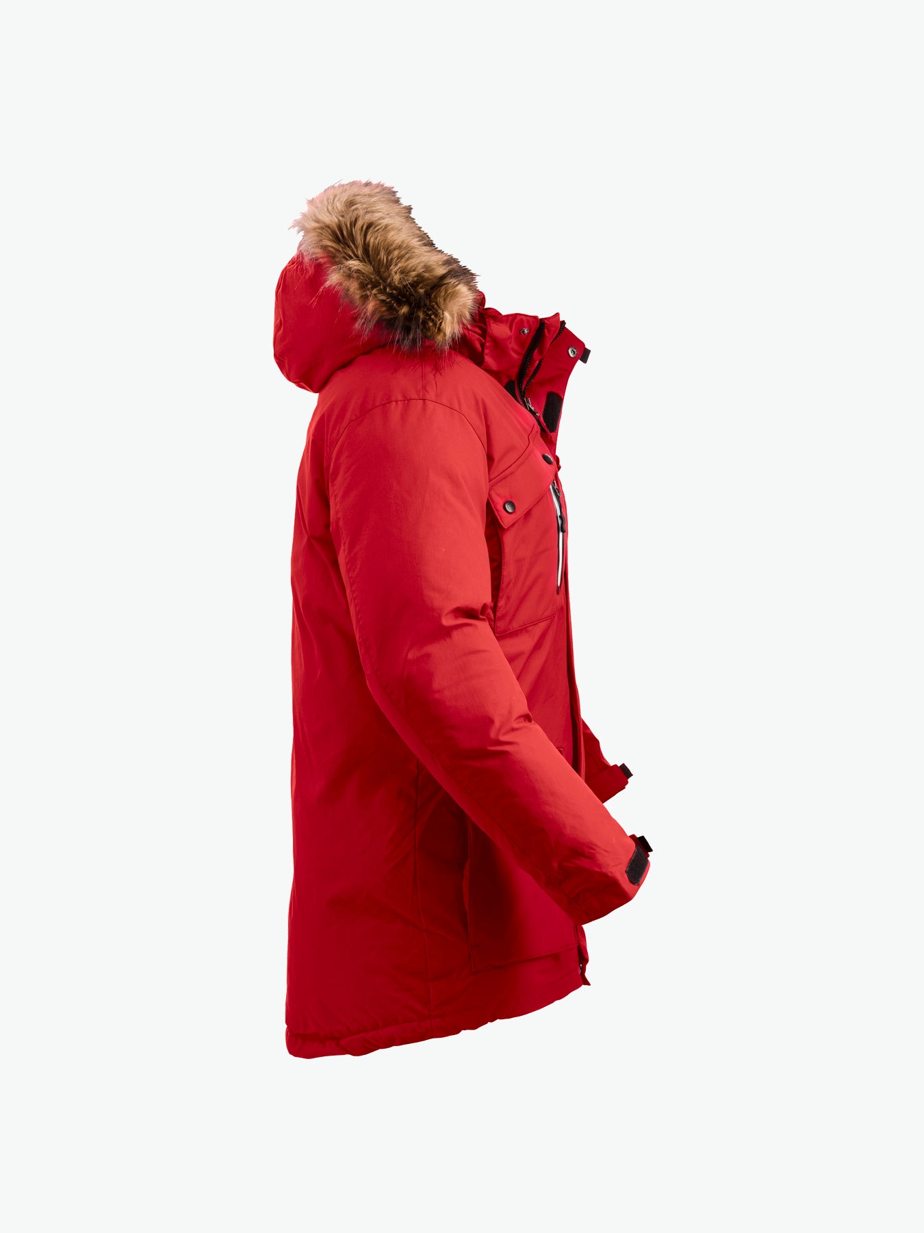 Clique Malamute Jacket - Rood (Winter) Jas Clique