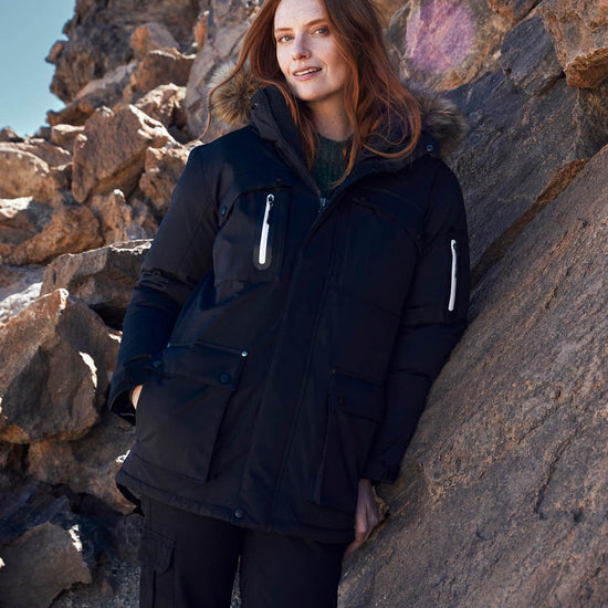 Clique Malamute Jacket - Rood (Winter) Jas Clique