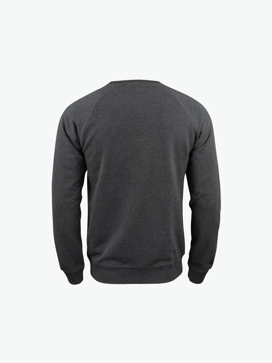 Clique Premium OC Roundneck - Antraciet Melange Sweater Clique