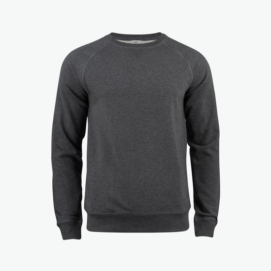 Clique Premium OC Roundneck - Antraciet Melange Sweater Clique XS