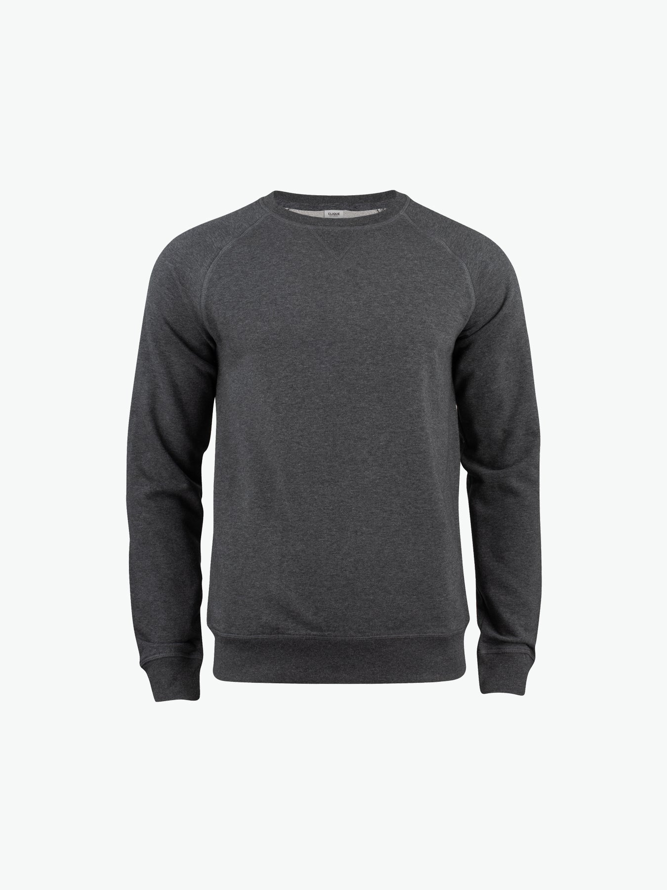 Clique Premium OC Roundneck - Antraciet Melange Sweater Clique XS