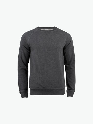 Clique Premium OC Roundneck - Antraciet Melange Sweater Clique XS