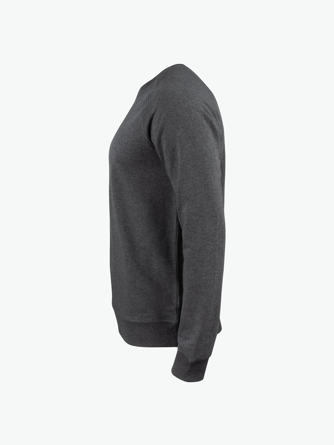 Clique Premium OC Roundneck - Antraciet Melange Sweater Clique