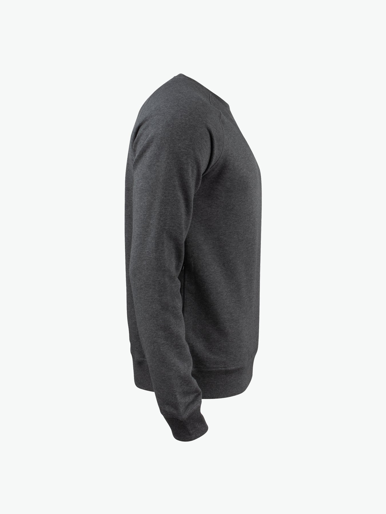 Clique Premium OC Roundneck - Antraciet Melange Sweater Clique