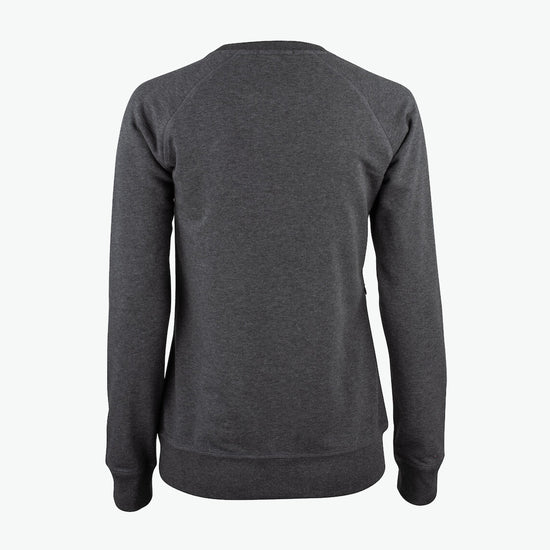 Clique Premium OC Roundneck Women - Antraciet Melange Sweater Clique